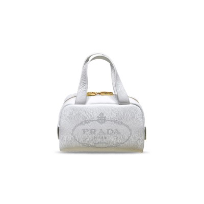PRADA LEATHER SHOULDER BAG CROSSBODY BAG SMALL SIZE WOMEN'S 1BH078 (25*16*10cm)  PRADA LEATHER SHOULDER BAG CROSSBODY BAG SMALL SIZE WOMEN'S 1BH078 (25*16*10cm)